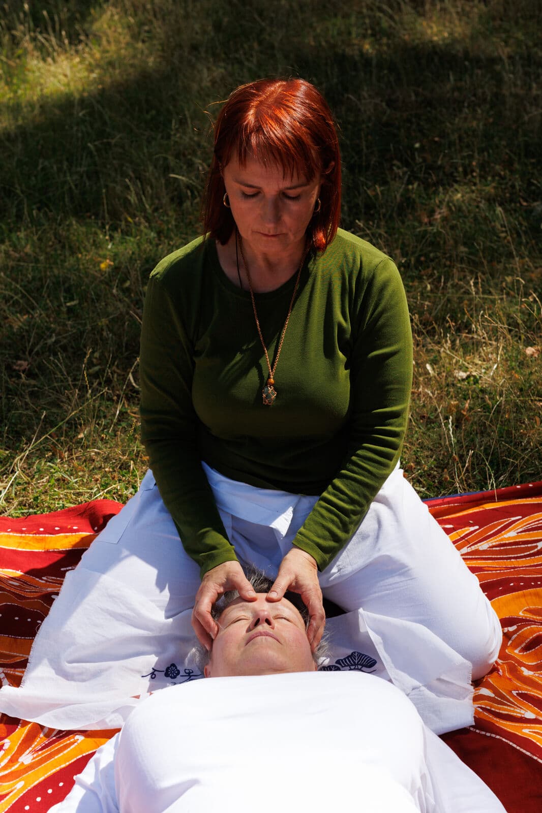 Shiatsu unter freiem Himmel im Britzer Garten
