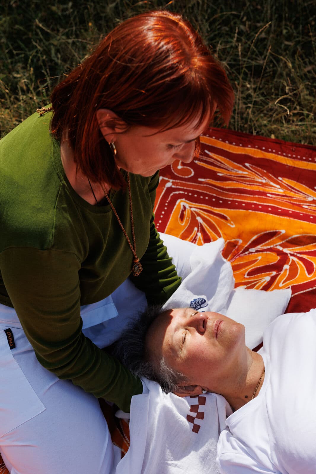 Shiatsu unter freiem Himmel im Britzer Garten