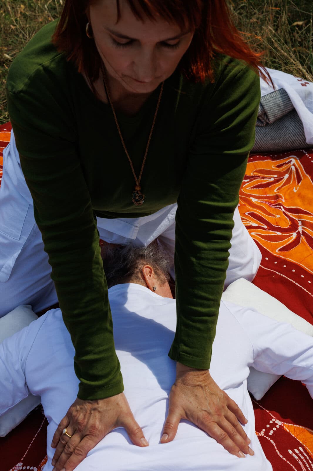 Shiatsu unter freiem Himmel im Britzer Garten